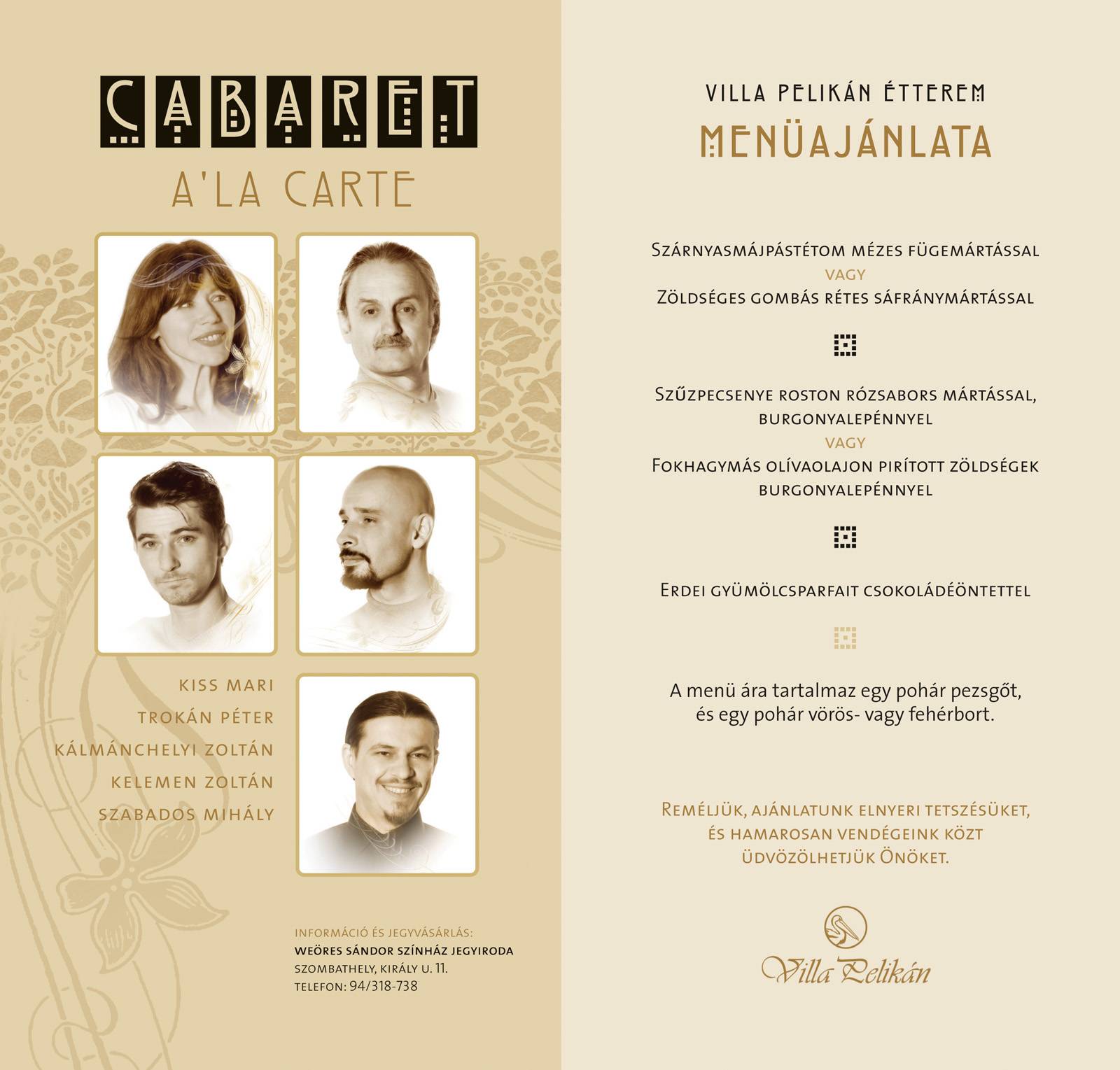 Cabaret A' la Carte fotó: Bonyhádi Károly