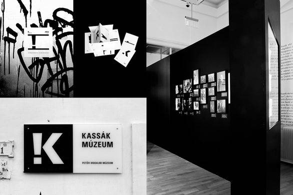 Design! red dot díj 2012 - a Kassák Múzeum új arculata fotó: Mészáros Zsolt
