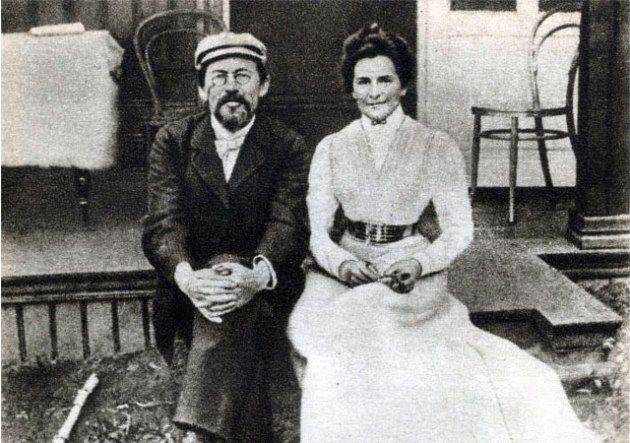 Csehov és felesége fotó: internet