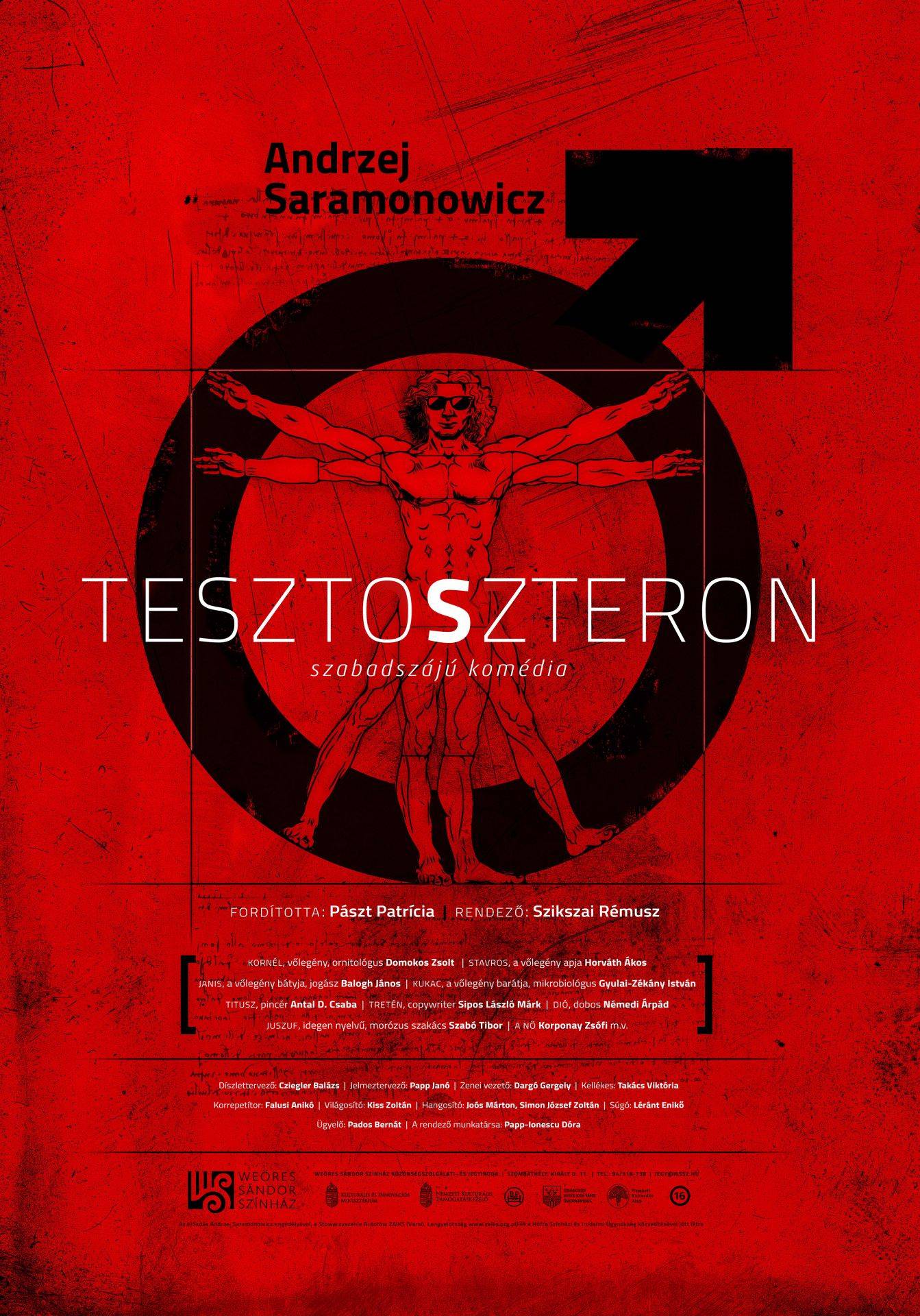 Tesztoszteron plakát fotó: Bonyhádi Károly