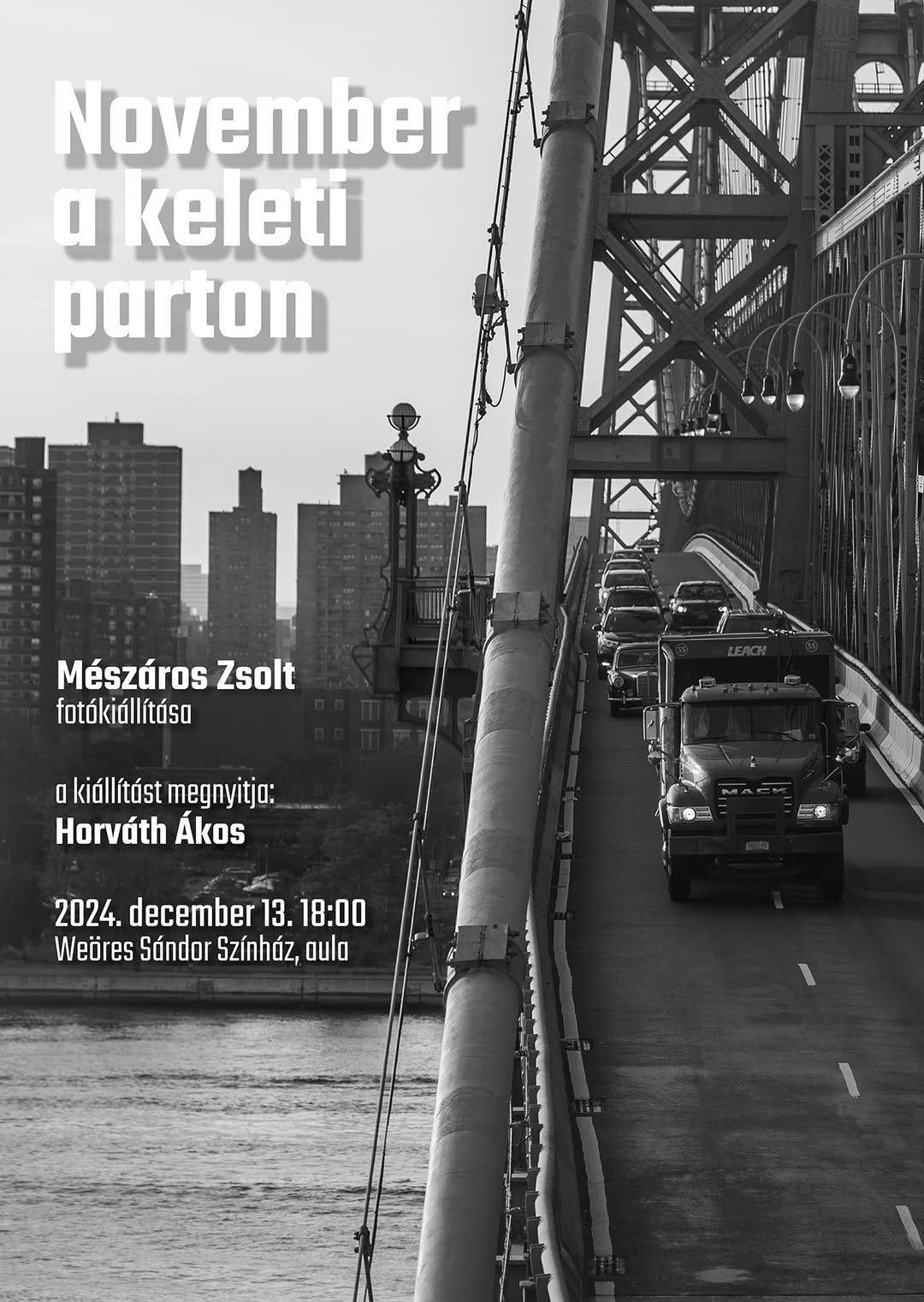 November a Keleti parton - plakát fotó: Mészáros Zsolt